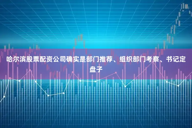 哈尔滨股票配资公司确实是部门推荐、组织部门考察、书记定盘子